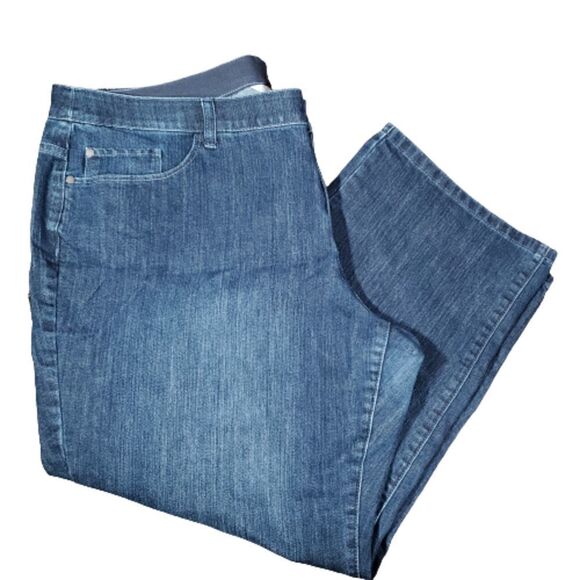 CJ Banks Jeans Medium wash Size 22 Petite - Picture 1 of 8